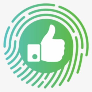Thumbsup Icon Rgb - Fingerprint Iphone Icon Vector