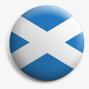 scotland button badge - scotland flag button