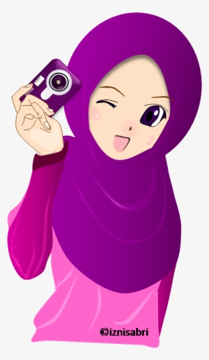 Hijab Anime With Camera Transparent PNG - 423x730 - Free Download on NicePNG
