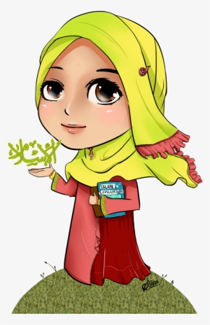 Chibi Clipart Muslimah - Kartun Kanak Kanak Islam