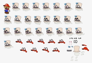 Click For Full Sized Image Cappy - Cappy Mario Paper