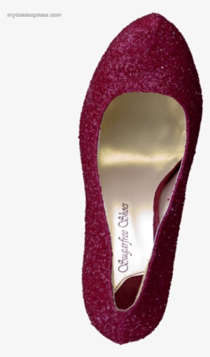 Women's Sugarfree Shoes Siri Glitter Red Glitter - Flip-flops