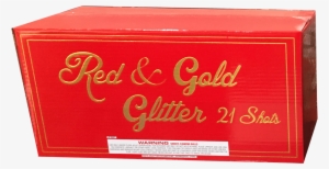 Red & Gold Glitter 21's - Box
