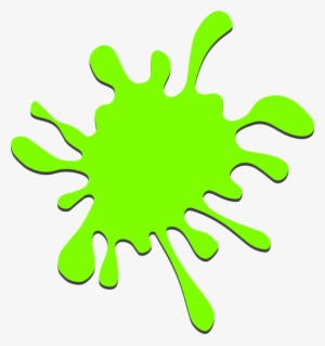 Green Paint Splatter Clip Art At Clker Com Vector Clip - Paint Splatter Clip Art