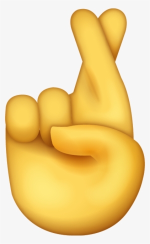 Hand Emoji Clipart Fire Emoji - Cross Finger Emoji Png