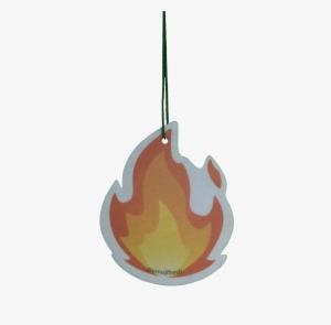 Fire Emoji Car Air Freshener - Flame