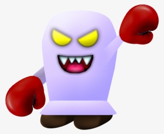 these enemies can be useful, and they can punch unbreakable - super mario boxing ghost