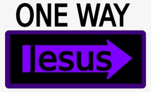 One Way Jesus Svg Clip Arts 600 X 366 Px