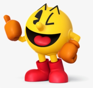 Video Game Character Png Clip Art Freeuse Download - Pac Man Ssb4 Png