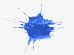 20 Blue Watercolor Splatter Png Transparent Onlygfxcom - Watercolor Paint