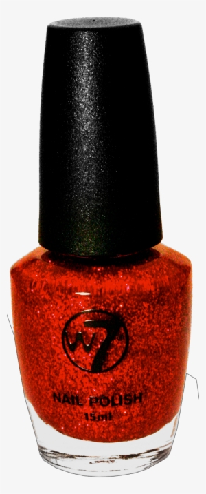 This Is One Coat Over One Coat Of A Normal Red Nail - W7 Nail Polish Red Dazzle 15ml (02)