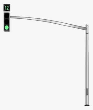 Aluminium Poles Used In Traffic Light Sets As Compared - Road Light Signal Png