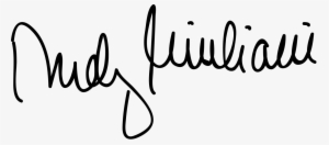 Donald Trump Signature Png - Rudolph Giuliani Signature