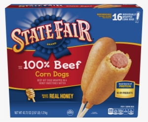 State Fair® 100% Beef Corn Dogs, 16 Count - State Fair Corn Dogs, 100% Beef - 16 Corn Dogs, 42.72
