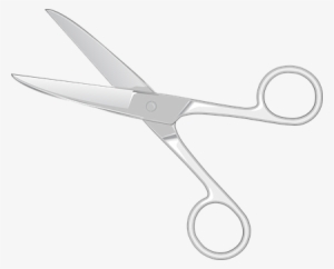 Cut Icon Infographic Metal Scissors Sharp - Scissors Black Background