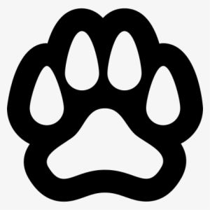 One Dog Pawprint Free Vectors, Logos, Icons And Photos - Paw White Icon Png