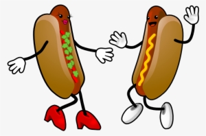 Free Download Hot Dog Love Clipart Hot Dog Corn Dog - 2 Hot Dogs Cartoon