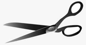 Scissors Cut Red Tape Cutting People Hair - Kéo Cắt Tóc Vector
