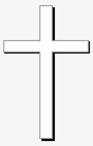 Free Black And White Cross, Hanslodge Clip Art Collection - Cross With White Background
