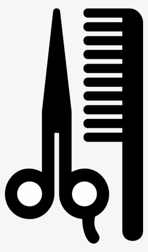 Scissors And Comb Icon