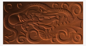 Dragon Swirl Design - Carving