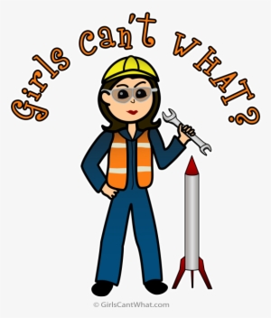 Girls Cant What Sticker Logo - Happy Women Engineers Day