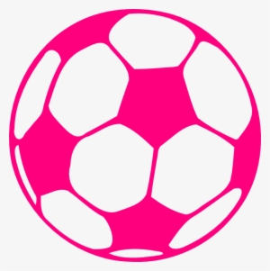 Hot Pink Soccer Ball Clip Art At Clkercom Vector Online - Pink Soccer Ball Png