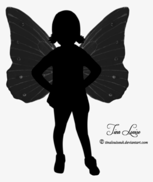Top Max - Little Girl Fairy Silhouette