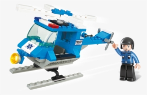 Sluban Building Blocks Town Serie Police Helicopter