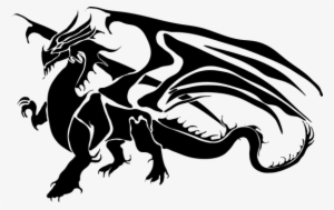Beast Dragon Flying Monster Monsters And H - Dragon Silhouette