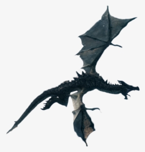 Flying Dragon From Skyrim - Dragon Flying Transparent Background