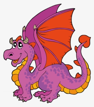 Cute Cartoon Dragons With Flames Clip Art Images Are - Nice Cartoon Dragon