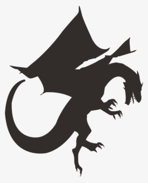 Clipart - Dragon Silhouette - Dragon Silhouette Png
