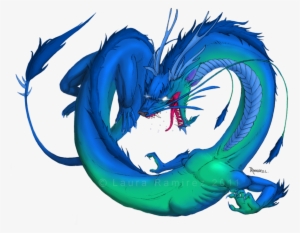 Blue Dragon Clipart Transparent - Blue Eastern Dragon Png