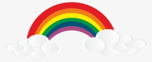 Png Rainbow With Clouds Transparent Rainbow With Clouds - Clouds And Rainbows Clipart