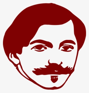 Computer Icons Man Face Silhouette Moustache - Face With Moustache Clipart