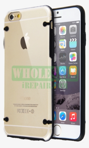 Iphone 6 Plus Black Transparent Bumper Protector Case - Iphone 6 Cover Transparent Men