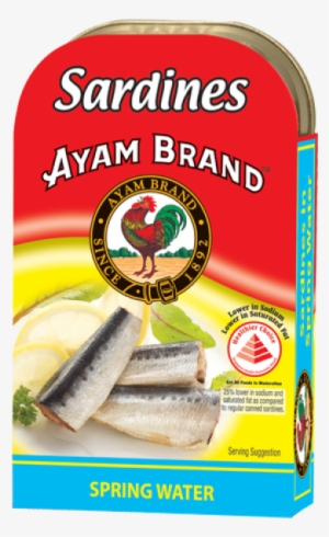 Ayam Brand Sardines In Spring Water 120g - Ayam Brand