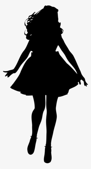 Woman Dancing - Man Silhouette Walking Gif
