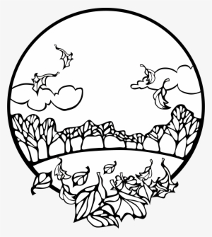 6 Pics Of Fall Scene Coloring Pages - Fall Scene Coloring Page
