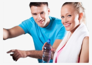 Man And Woman Getting Fit Fit Man And Woman - Fitness Man Woman Png