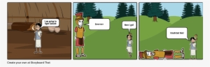 The Story Of David And Goliath - Cartoon