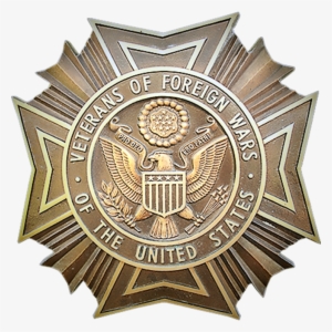 Carved Wall Plaque Of The Badge Of The Veterans Of - Bronze