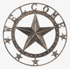18" Metal Star Welcome Wall Plaque - Dmb 25th Anniversary