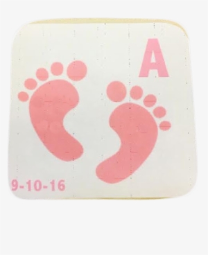Custom Baby Cookies - Pink Baby Feet Clipart
