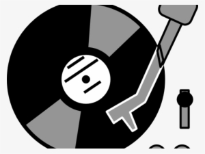 Record Player Clipart Dj Table - Record Clip Art