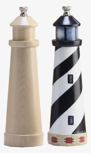 5" Unfinished Lighthouse Pepper Mill - Paint