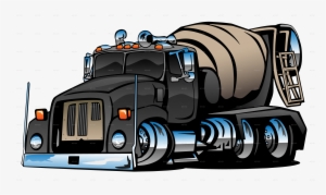 Cementtruck Cementtruck - Cement Mixer Truck Cartoon