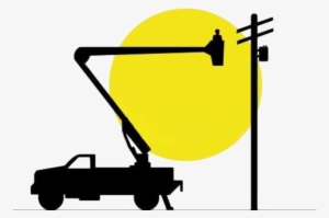 Cropped Nord Electric Logo Bucket Truck Image No - Bucket Truck Clip Art
