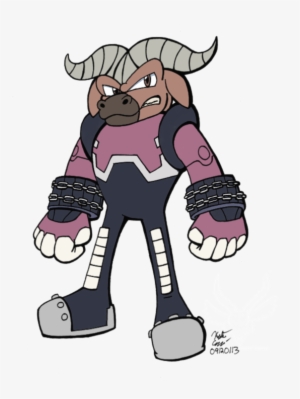 Axel The Water Buffalo By Knuxtiger4-d6n4mpn - Sonic The Hedgehog Axel